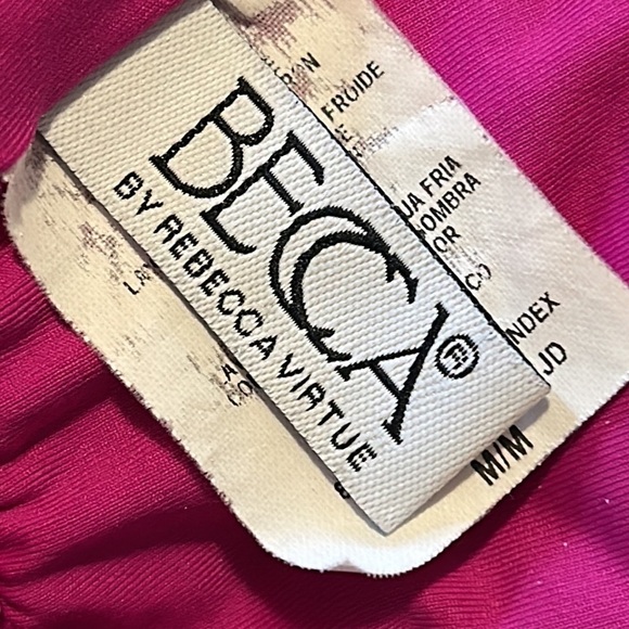 BECCA By Rebecca Virtue 2 Piece Metropolis Tankini Top & Bottom Size Medium - Picture 5 of 12